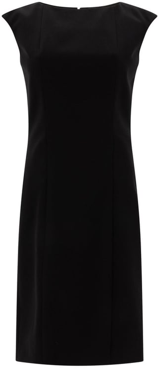 Alexander McQueen Wool Dress With Minimalist Silhouette And Refined Texture