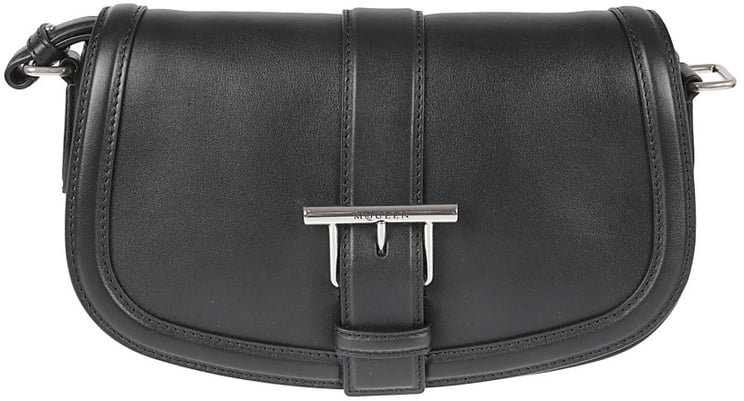 Alexander McQueen Mcqueen T-Bar Satchel With Antique Silver Hardware