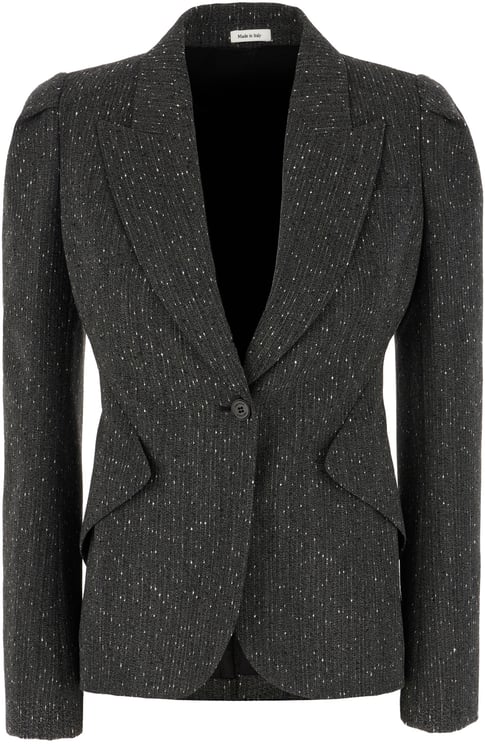 Alexander McQueen Alexander Mcqueen Embroidered stretch wool blazer