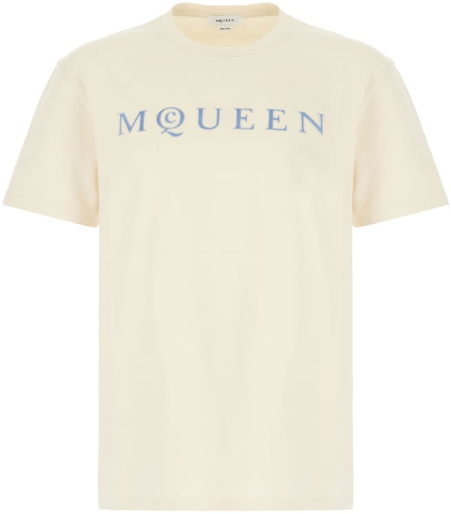 Alexander McQueen Alexander Mcqueen Sand cotton t-shirt
