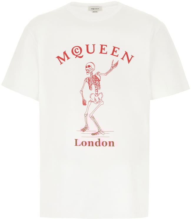Alexander McQueen Alexander Mcqueen Ivory cotton t-shirt