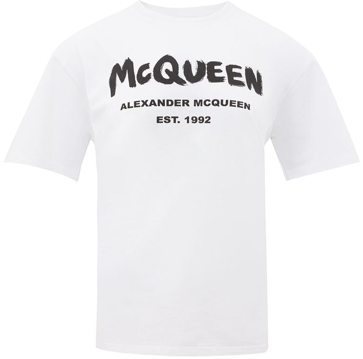 Alexander McQueen Alexander McQueen White Cotton T-Shirt