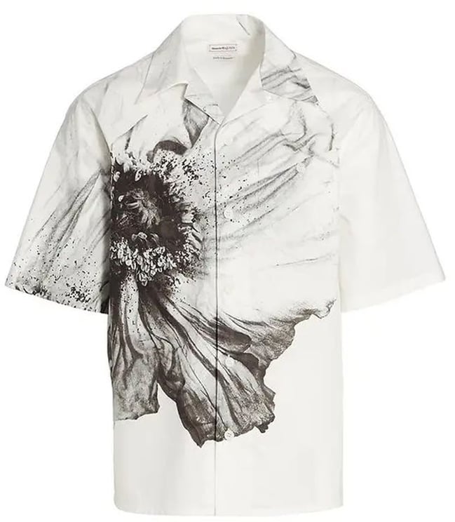 Alexander McQueen Alexander McQueen White Cotton Shortsleeve Shirt