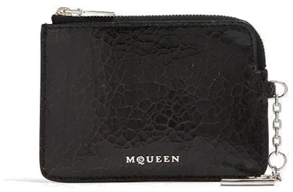 Alexander McQueen Alexander McQueen Black Calfskin Clutch Bag