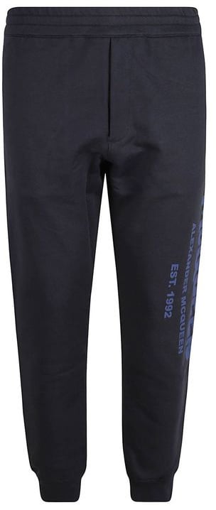 Alexander McQueen Alexander McQueen Blue Cotton Joggers (Workout Pants)