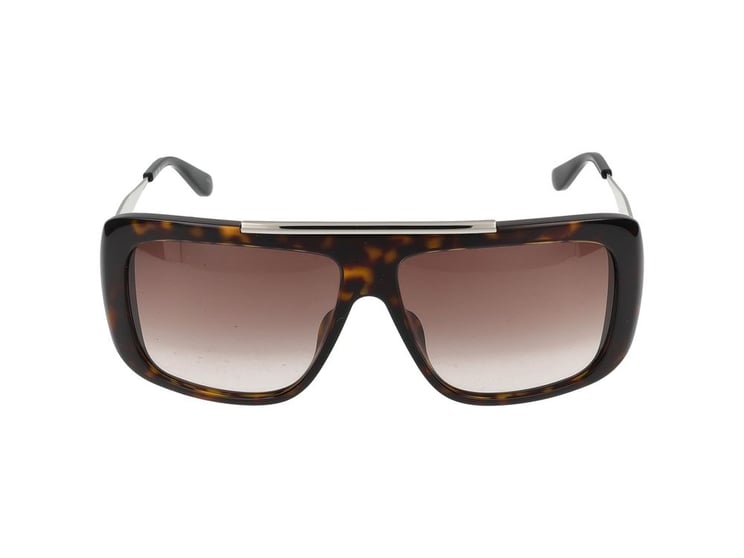 Alexander McQueen Sunglasses Alexander McQueen AM0492S 003 Havana Silver Brown 60/13/140
