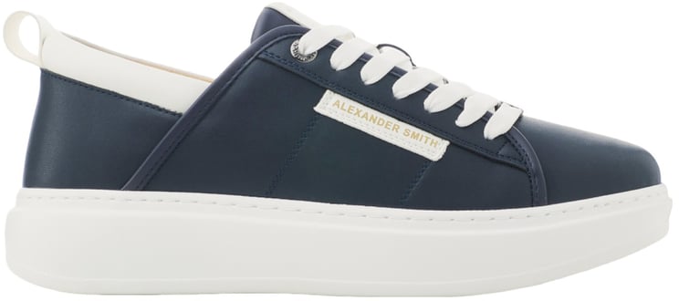Alexander Smith Sneakers EcoWembley in pelle vegana blu