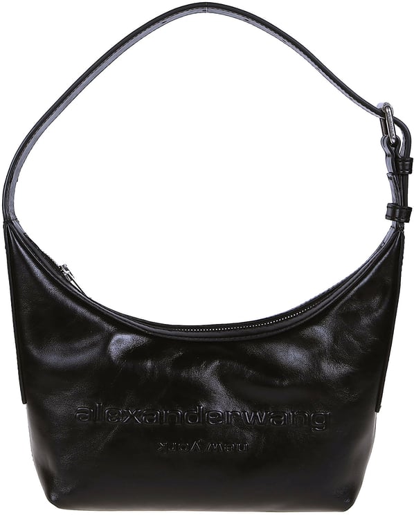 Alexander Wang Punch Small Hobo Bag Black