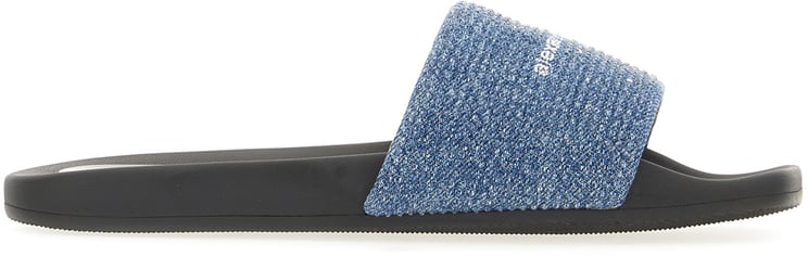Alexander Wang Alexander Wang Denim slippers