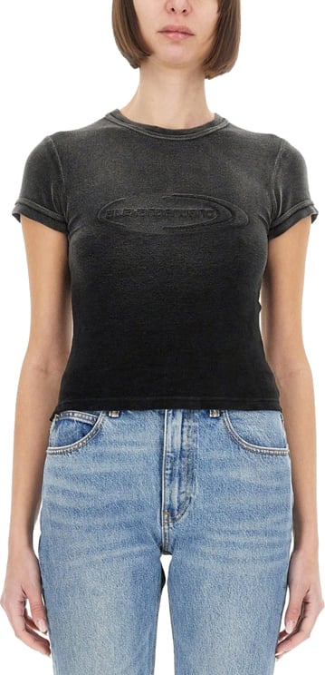 Alexander Wang Slim Fit Black T-Shirt