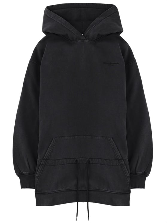 Alexander Wang Faded Puffed Sleeves Cotton Mini Dress