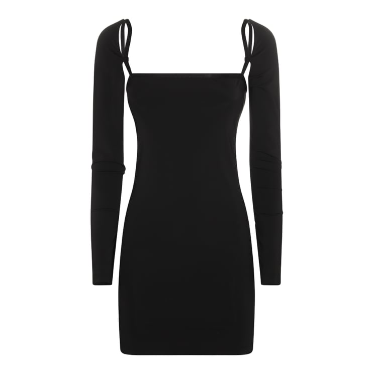 Alexander Wang Form-Fitting Mini Dress With Square Neckline
