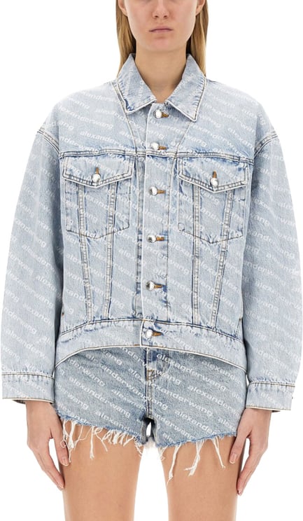 Alexander Wang All Over Logo Jacket