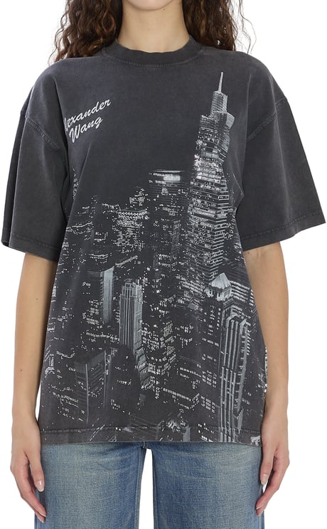 Alexander Wang T-shirt with rhinestones
