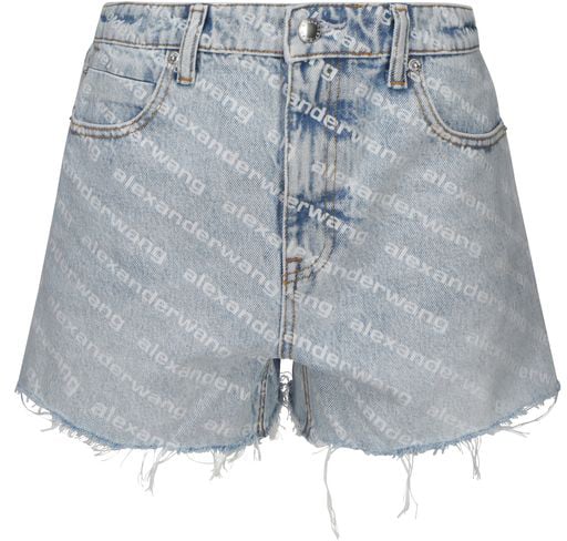 Alexander Wang Alexander Wang Blue Cotton Bermuda Shorts