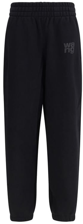 Alexander Wang Alexander Wang Black Cotton Joggers (Workout Pants)