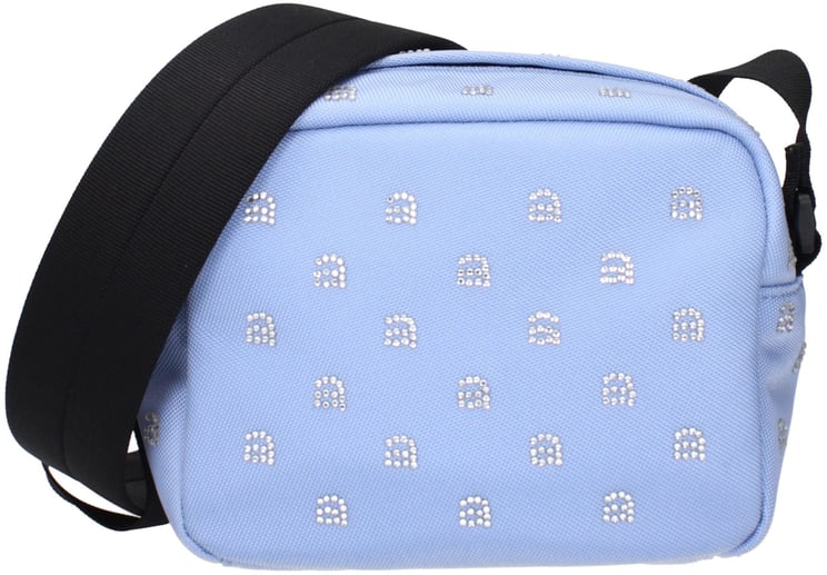 Alexander Wang Alexander Wang Light Blue Fabric Crossbody Bag