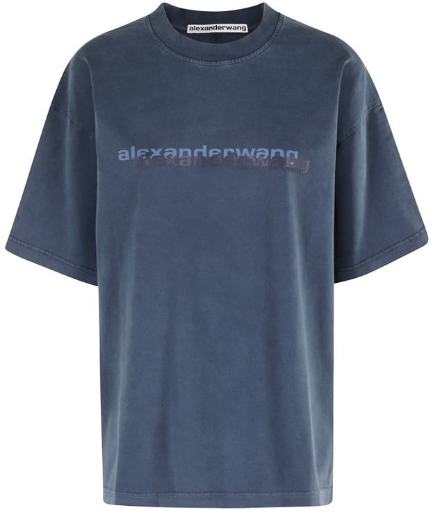 Alexander Wang Oversized Navy Blue T-Shirt