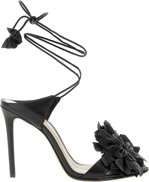Alexandre Birman Alexandre Birman Black Cowhide Stiletto Heel Sandals