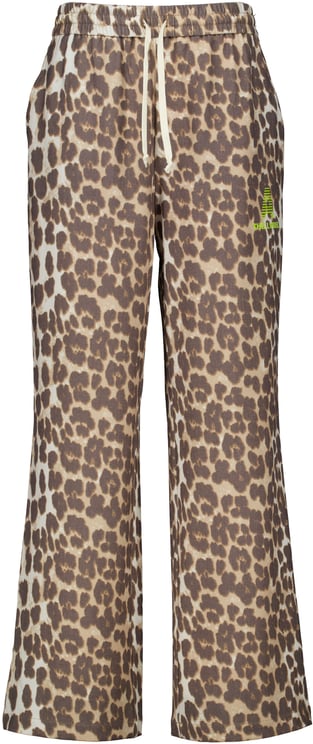 Alix The Label Alix The Label Ladies Woves Animal Pants Pantalons Bruin 2602102563