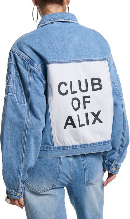 Alix The Label Soft Patch Spijkerjas