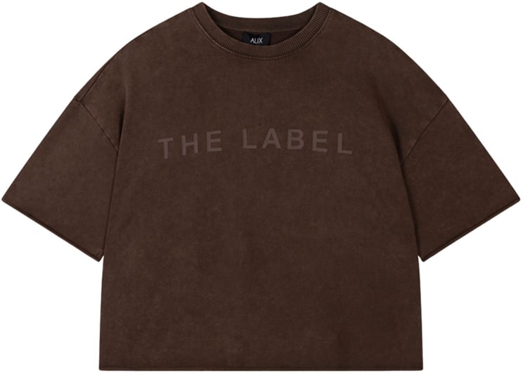 Alix The Label Alix The Label Ladies Knitted The Label Summer T-shirt T-shirts Bruin 2604830704