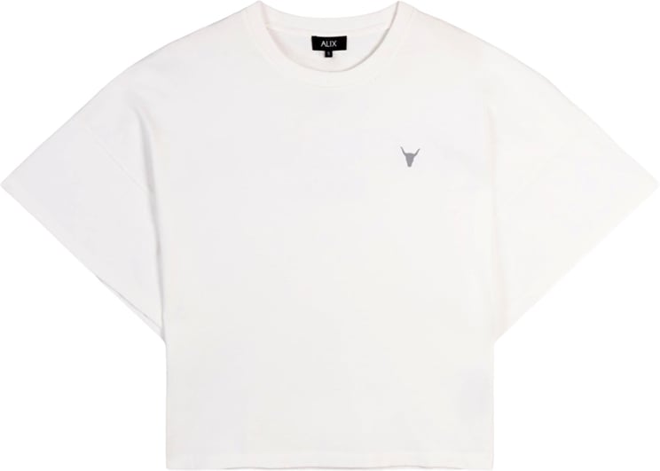 Alix The Label Alix The Label Ladies Knitted Batwing Top Tops Wit 2606848800