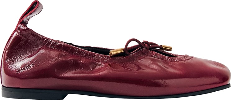 Alohas Flat Shoes Onix Burgundy