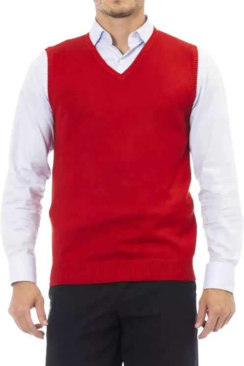 Alpha Studio Alpha Studio Red Viscose Men Jacket