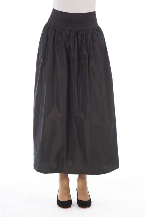 Alpha Studio Alpha Studio Brown Polyester Women Skirt