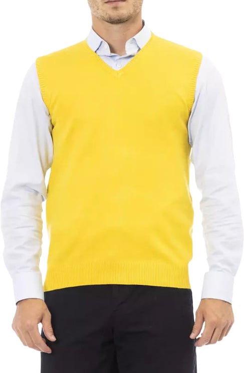 Alpha Studio Alpha Studio Yellow Viscose Men Jacket