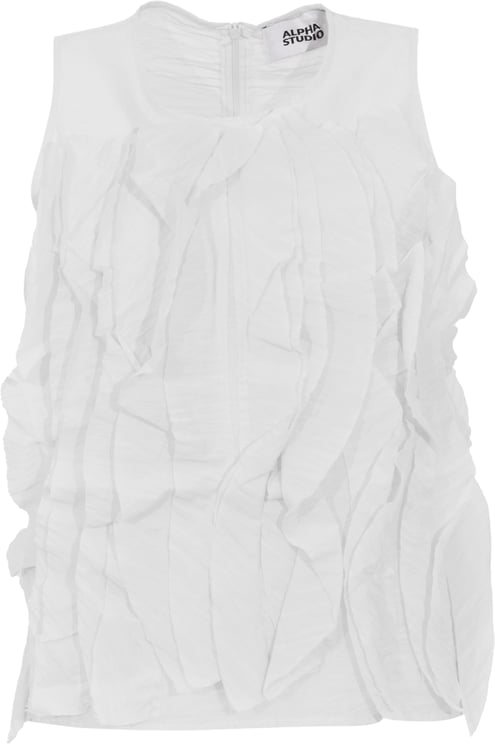 Alpha Studio Top White