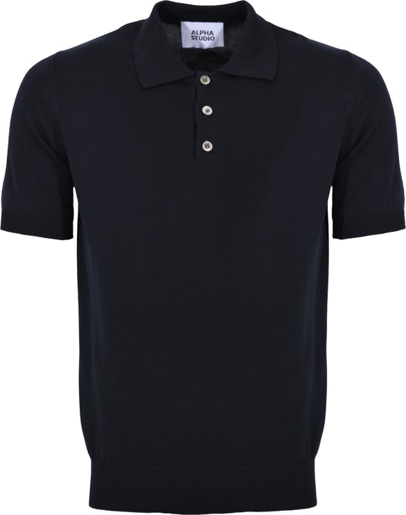 Alpha Studio T-Shirts And Polos Blue