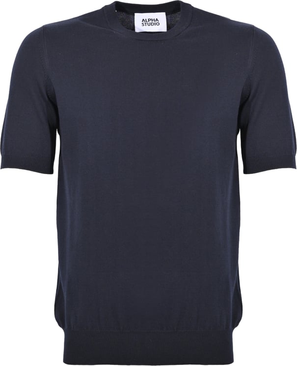 Alpha Studio Sweaters Blue