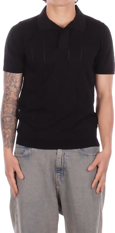 Alpha Studio T-Shirts And Polos Black