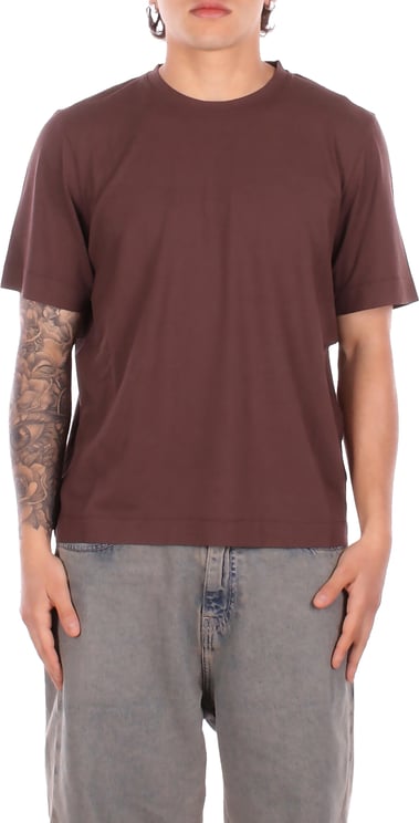 Alpha Studio T-Shirts And Polos Cioccolato