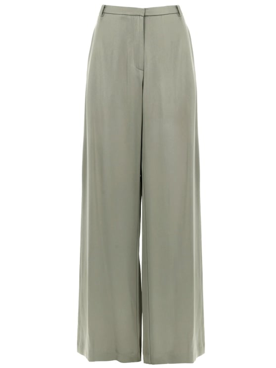 Alysi Neutrals High Waisted Satin Pants