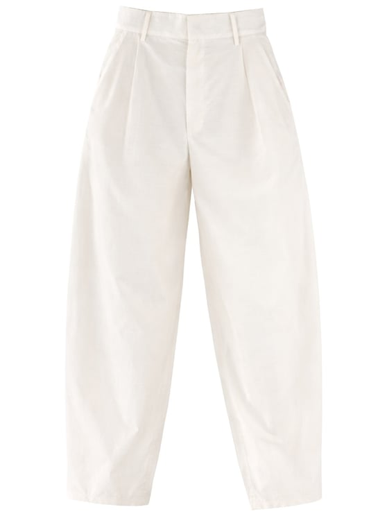 Alysi Neutrals Silk Blend High-Waisted Pants