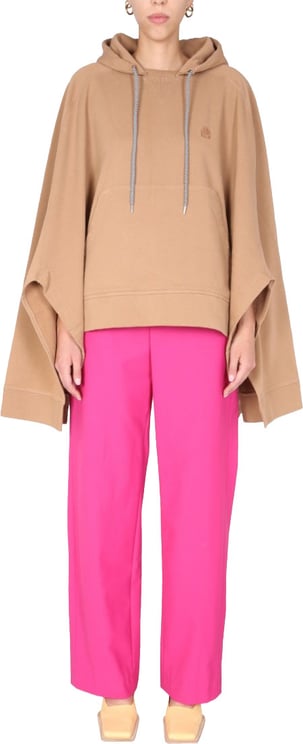AMBUSH Poncho Sweatshirt With Embroidered Logo