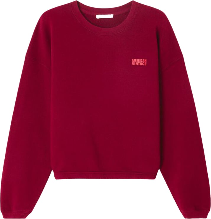 American Vintage American Vintage Izubird Sweaters Bordeaux Izu03ae26