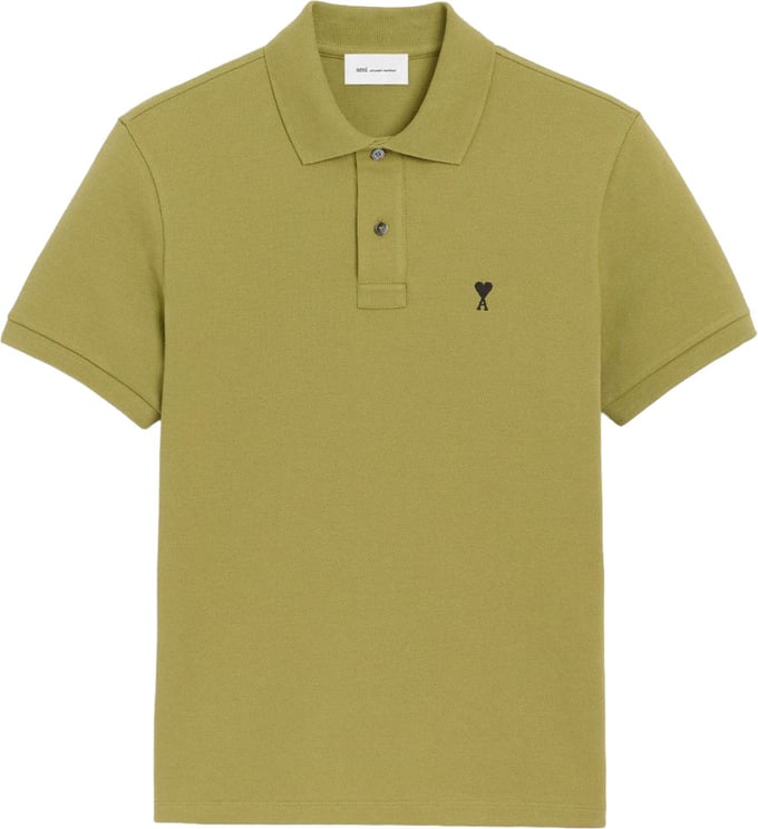 AMI Paris Short-Sleeved Polo Shirt