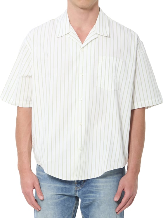 AMI Paris Striped boxy shirt
