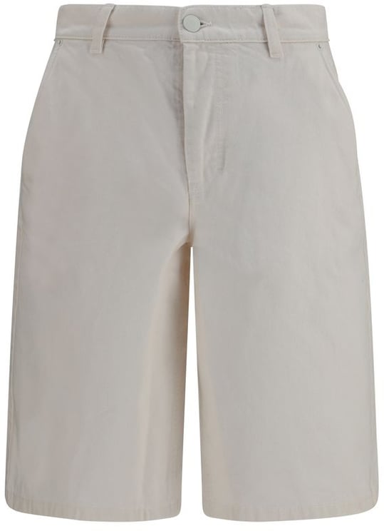 AMI Paris Ami Paris White Cotton Bermuda Shorts