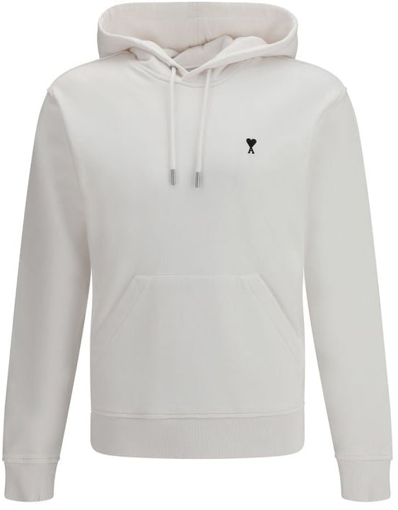 AMI Paris Ami Paris White Cotton Sweatshirt