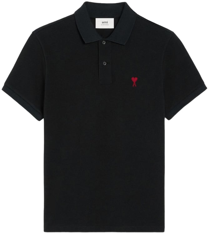 AMI Paris T-Shirts And Polos Black