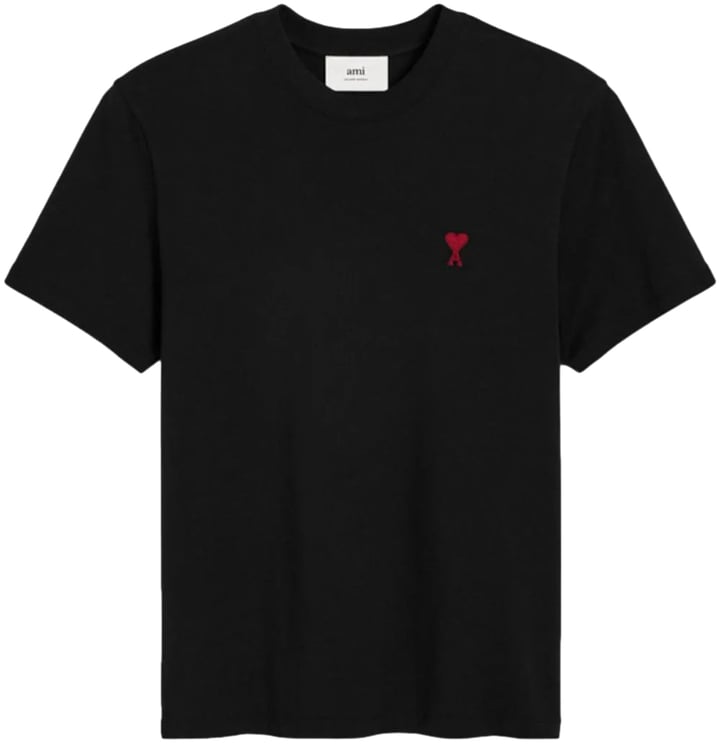 AMI Paris T-Shirts And Polos Black