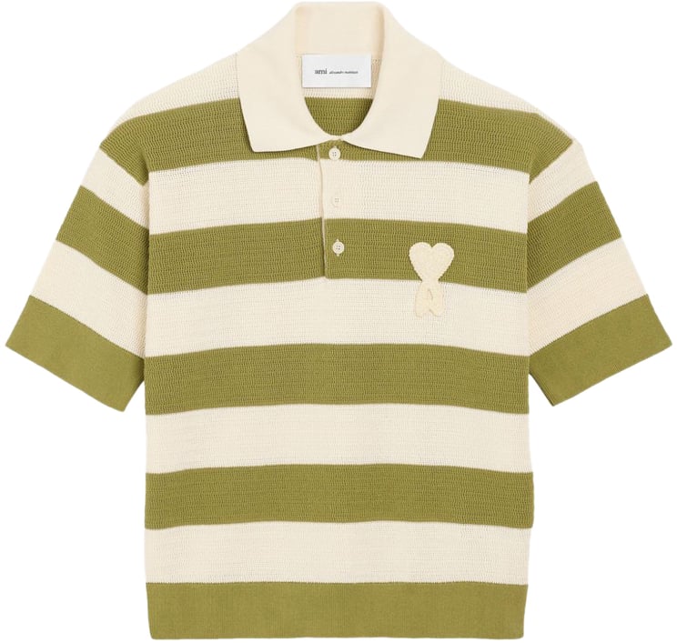 AMI Paris T-Shirts And Polos Kaki