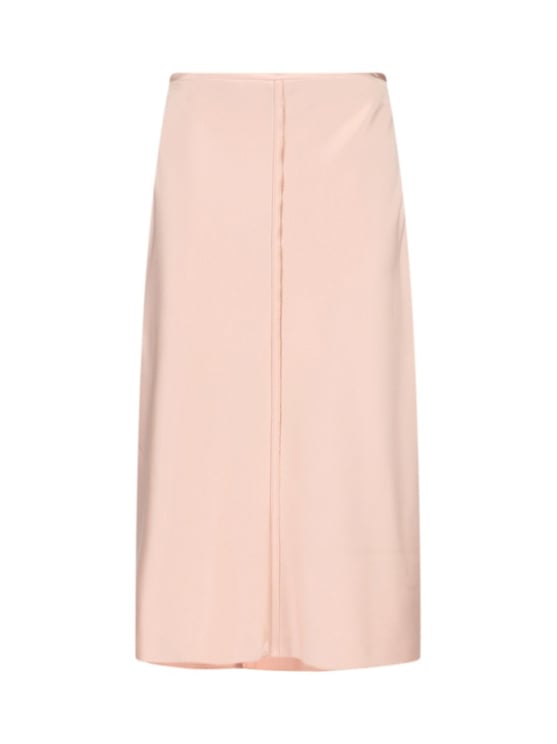 AMI Paris Midi Skirt – Pink