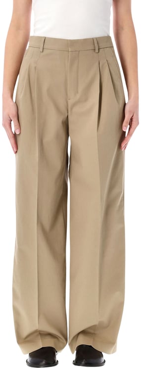AMI Paris Pelated Pant Beige
