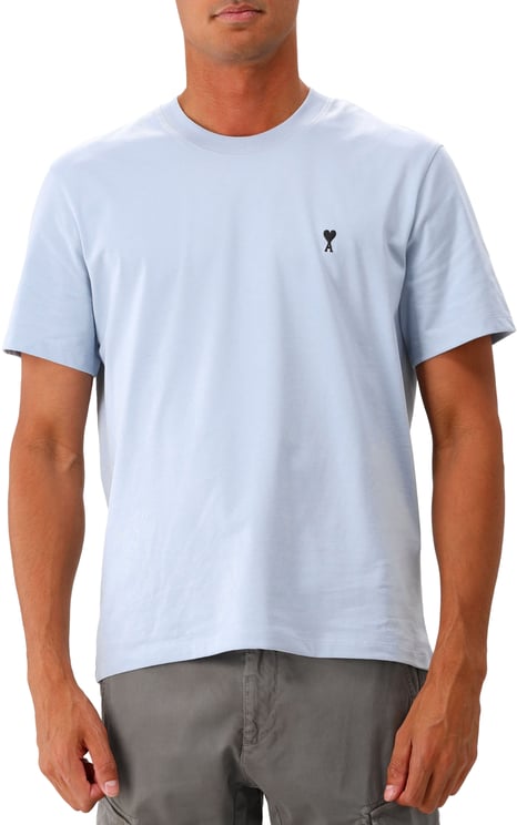 AMI Paris AMI Paris T-shirt Blauw ADC Jersey